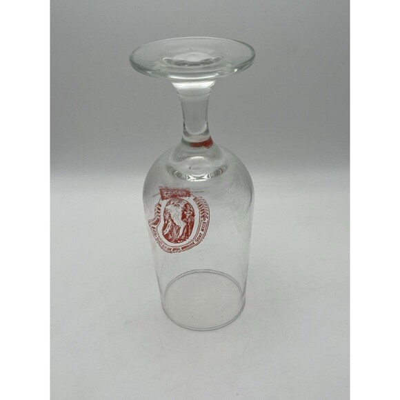 Vintage Coors 7 in Stemmed Clear Glass Chalice Drinking Glass Golden Colorado - Picture 5 of 5